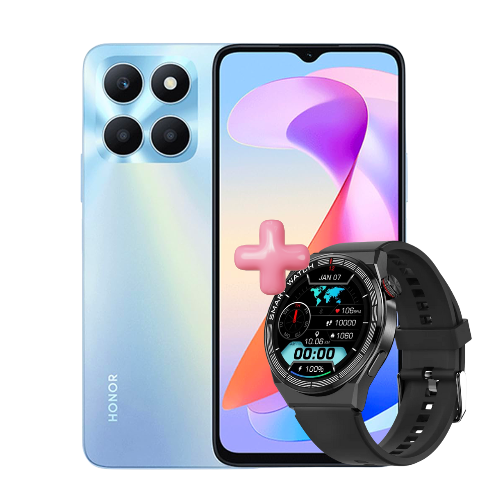 Combo Honor X6A Plus + Devia Smartwatch Pro 1