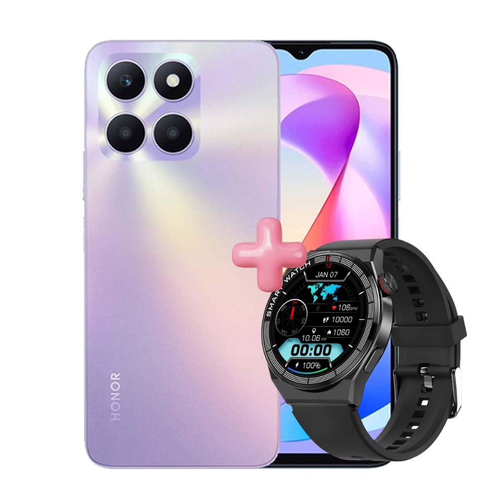 Combo Honor X6A Plus + Devia Smartwatch Pro 1