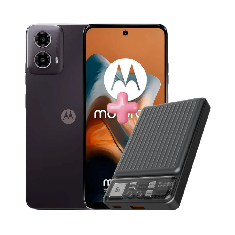 Moto G34 |XT2363-2 + Devia Batería Portátil 10K Mah W-CH