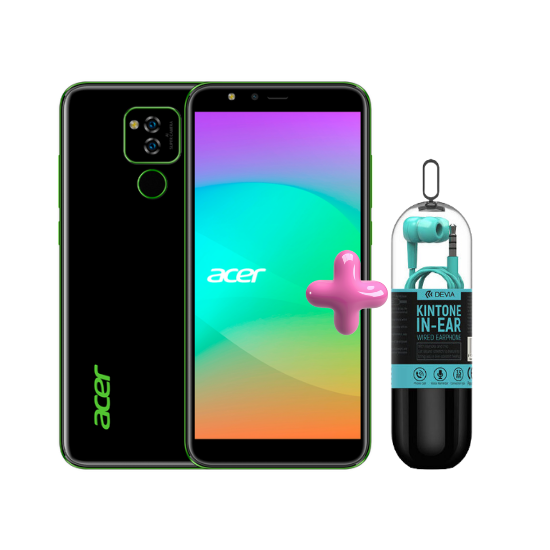 ACER 4G A60L + Devia Auriculares Kintone V2 3.5 mm