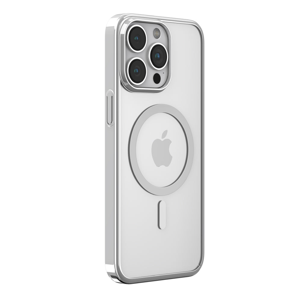 Case iPhone 15 Pro Max Funda Baseus Crystal Series Magsafe Apple I