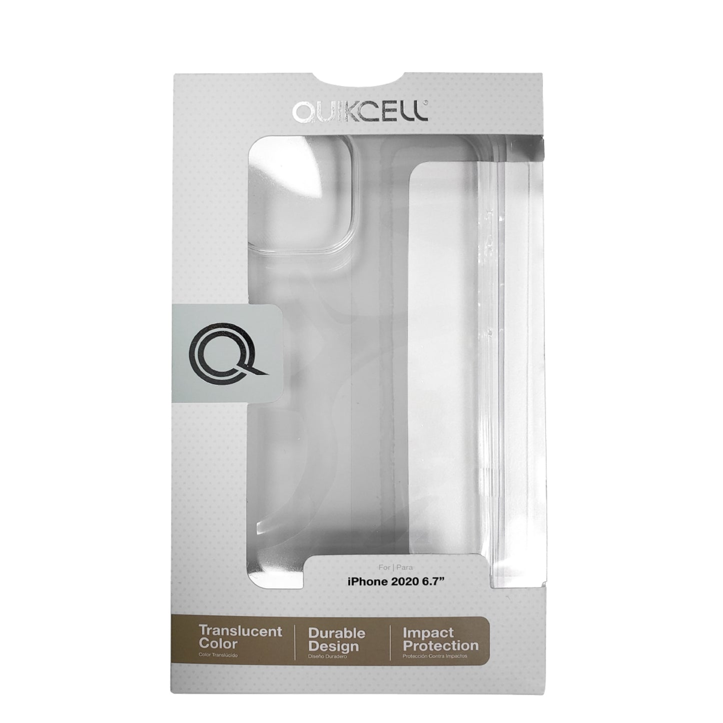 Quikcell Funda para iPhone 12 Pro Max Transparente